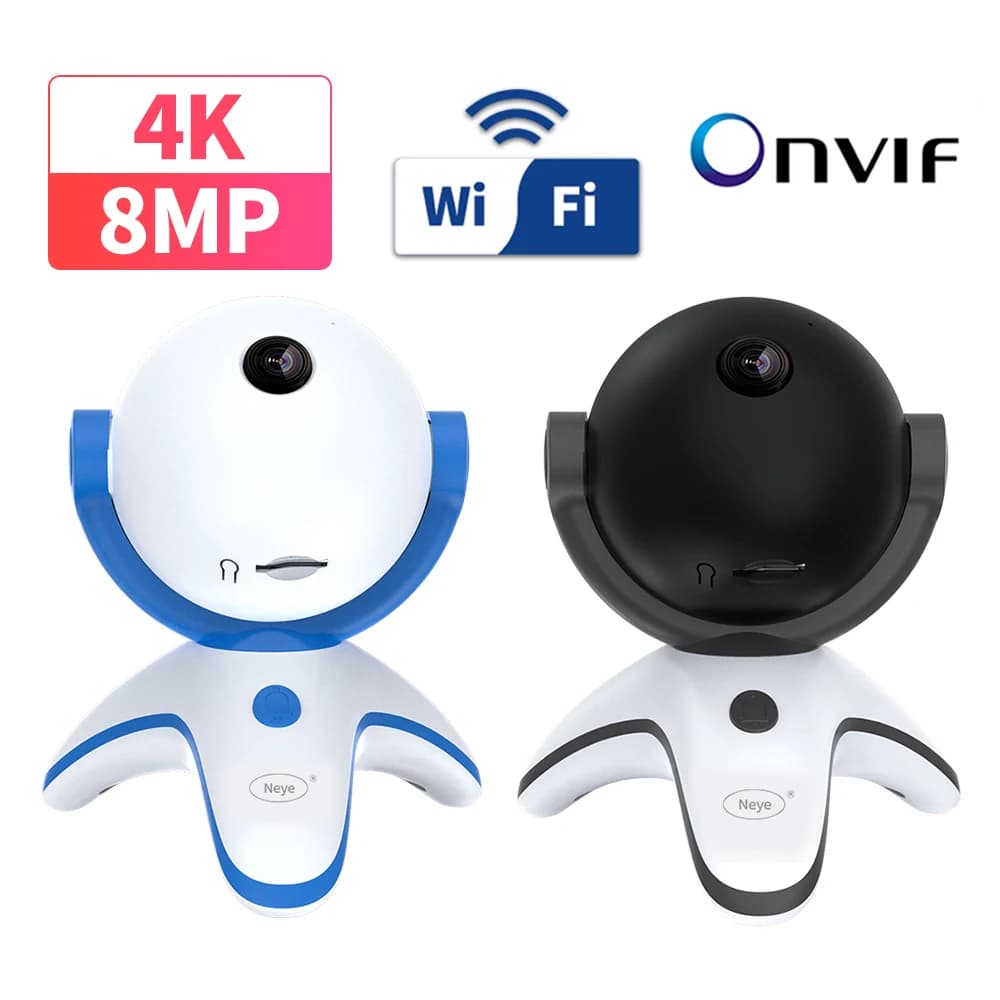 Neye S2 4K 8MP PTZ Telecamera WiFi intelligente Home Indoor Baby Monitor Telecamera citofono remoto Telecamera di sicurezza con tracciamento automatico