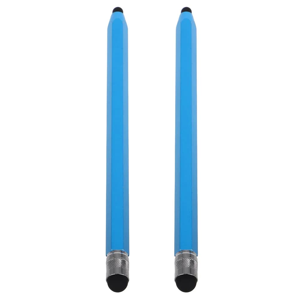 2 Pezzi Penna Touch Capacitiva a Doppia Punta, Stilo Universale per Tablet e Telefoni, Punte di Ricambio Portatili per Scrittura e Disegno Precisi