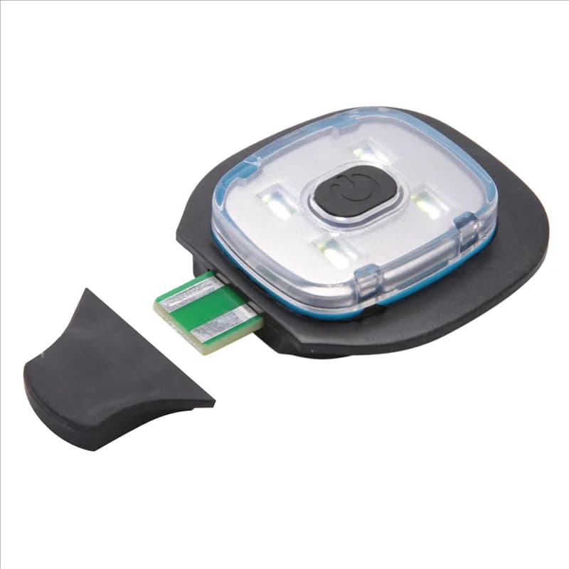Luce ricaricabile USB da 4 pezzi per cappello a cuffia a LED, cappuccio per lampada frontale sostituibile Luce per cappello fai da te per uomini e donne-B61B
