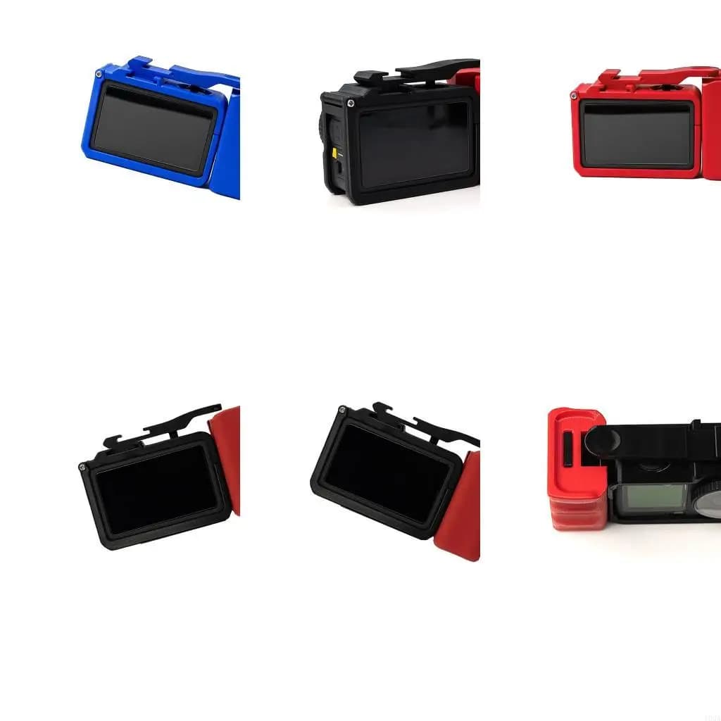 193A Minimalist Action Camera Handle Features Precisions Engineered Shutters Button for Action 6 Performances