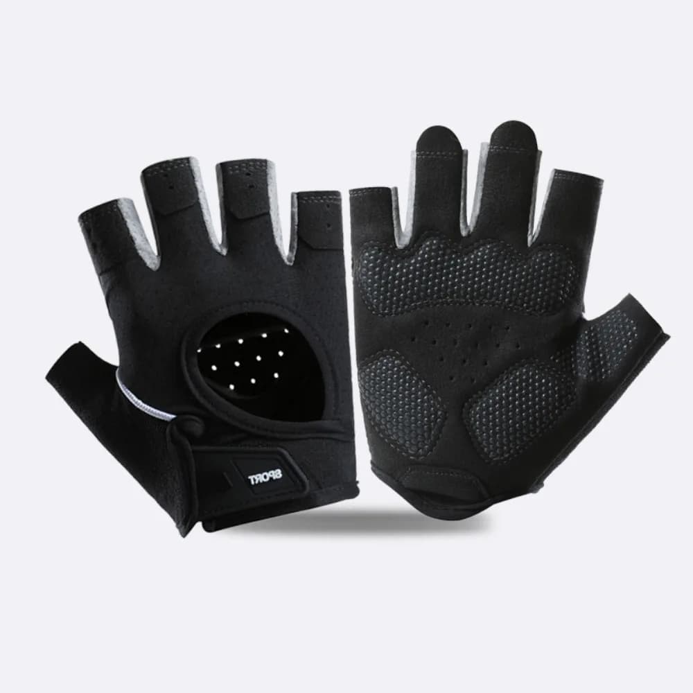 Guanti da Moto Resistenti all'Usura, Antiscivolo, Stile Vintage, in Pelle di Capra, Senza Dita, per Uomo