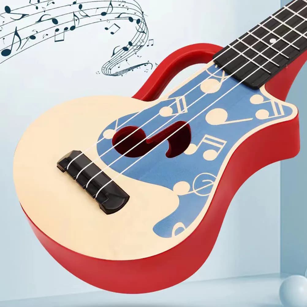 2 Pezzi Ukulele per Bambini, Strumento Musicale Educativo, Regalo Divertente per l'Apprendimento Precoce, per Bambini e Bambine, Principianti di Musica