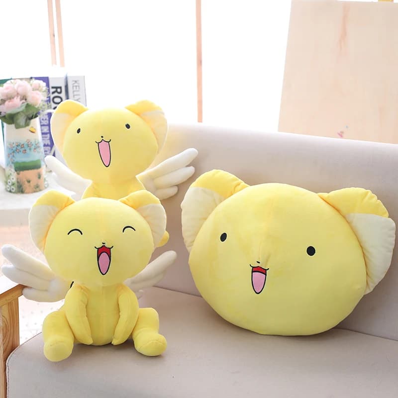 30CMAnime Card Captor Sakura Peluche Figura bambola KINOMOTO SAKURA CERBERUS Peluche Bambola di pezza Giocattolo Regali per bambini Ventole Regali