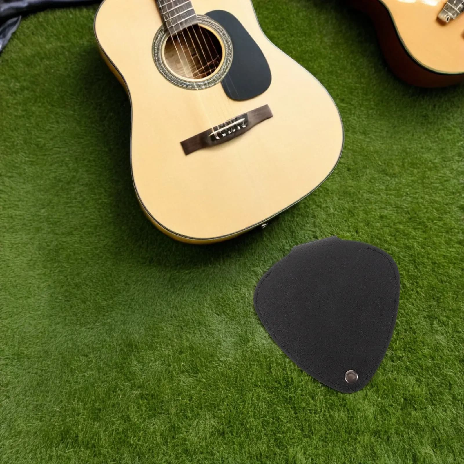 Custodia Porta Plettri per Chitarra Impermeabile a Triangolo, Organizzatore per la Collezione di Plettri per Chitarra Acustica, Elettrica e Basso
