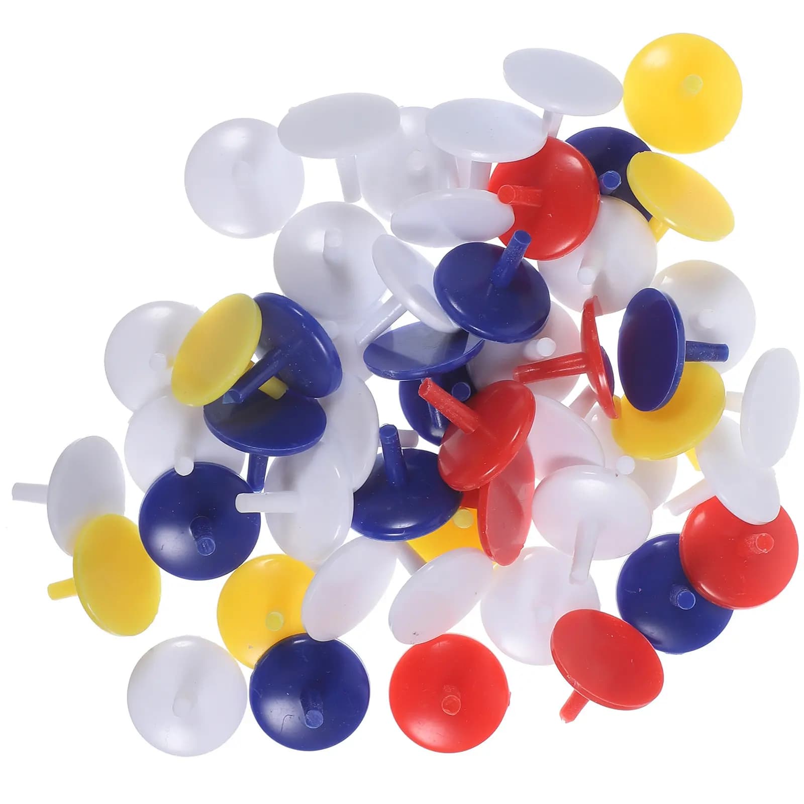 50 Pezzi Marcatori per Palline da Golf, Dimensione Dime, Strumento per Marcatura e Allineamento con Linea Rotonda