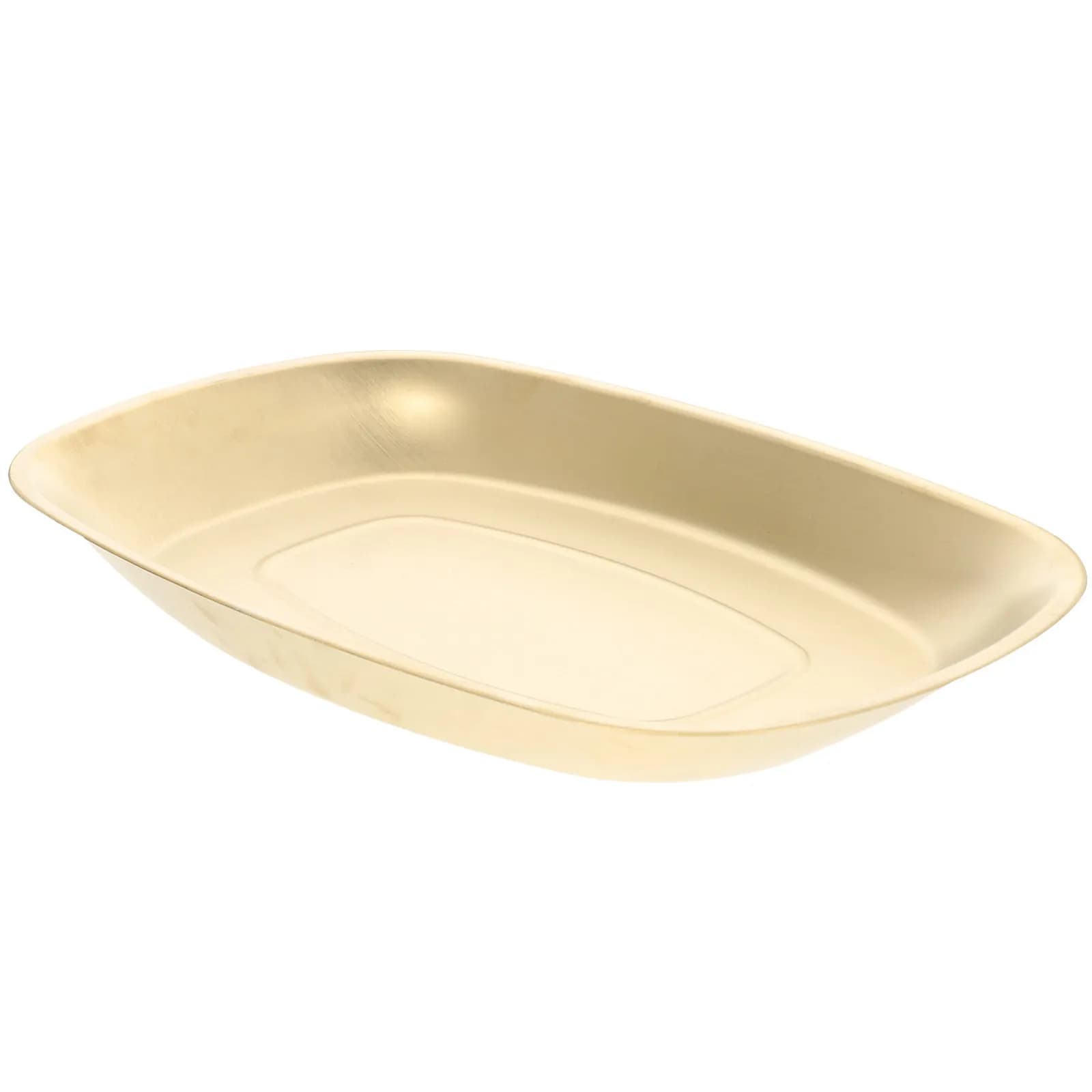 Premium Stainless Steel Snacks Plate for Fruits Dried Fruit Desserts Candies Serving Tray Home Hotel Restaurant Tea House Bbq
