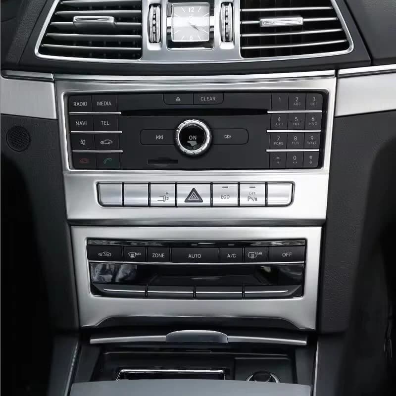 interior air conditioning control panel CD decorative cover accessories stickers for Mercedes Benz Classe E W207C207 2009- 2016