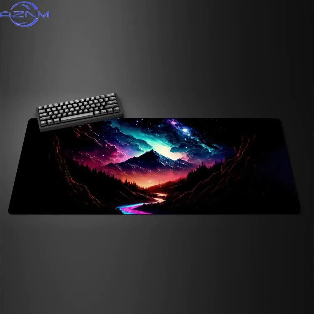 Mouse Pad Mountain landscape desk accessories Mat Gamer Rug l Keyboard Pad Desk Mat Office Carpet Gaming Mouse Mats