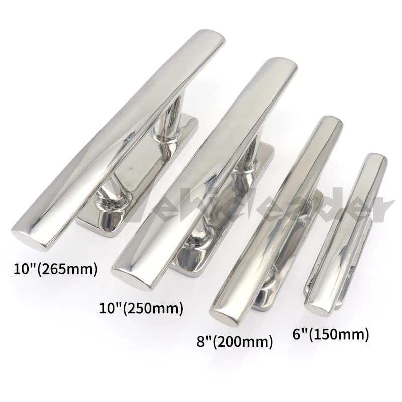 6 "8" 10 "accessori per barche Marine 316 in acciaio inox bitte di ormeggio barche Marine ponte Dock Rope Cleat Hardware per Yacht marini