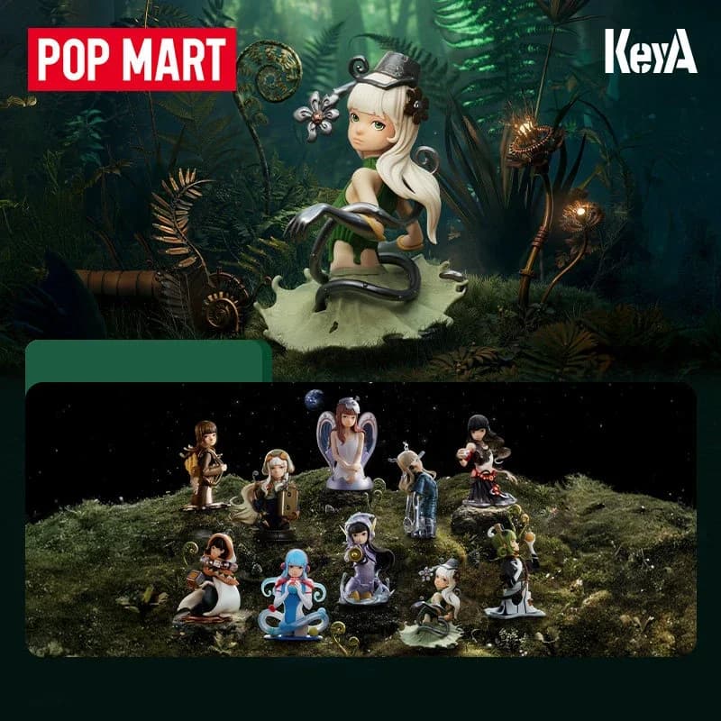 POP MART KeyA A LUCID DREAM Series Trendy Mystery Box Anime Action Figure Blind Random Box Giocattoli Modellini Ornamenti Bambole