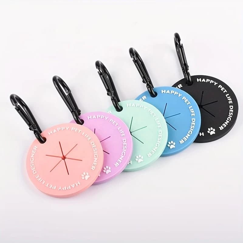 1pc New Dog Poop Bag Carrier Portable Pet Waste Bag Dispenser Luxury Stylish Dog Garbage Holder Dispensers Cleaning Supplies