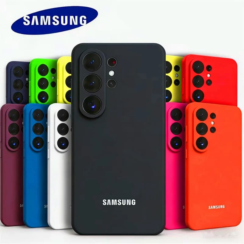 Original Liquid Silicone Phone Case For Samsung Galaxy A57 A37 A17 A56 A36 5G S26 Ultra S25 Edge S23 S24 S22 S21 Plus FE Cover
