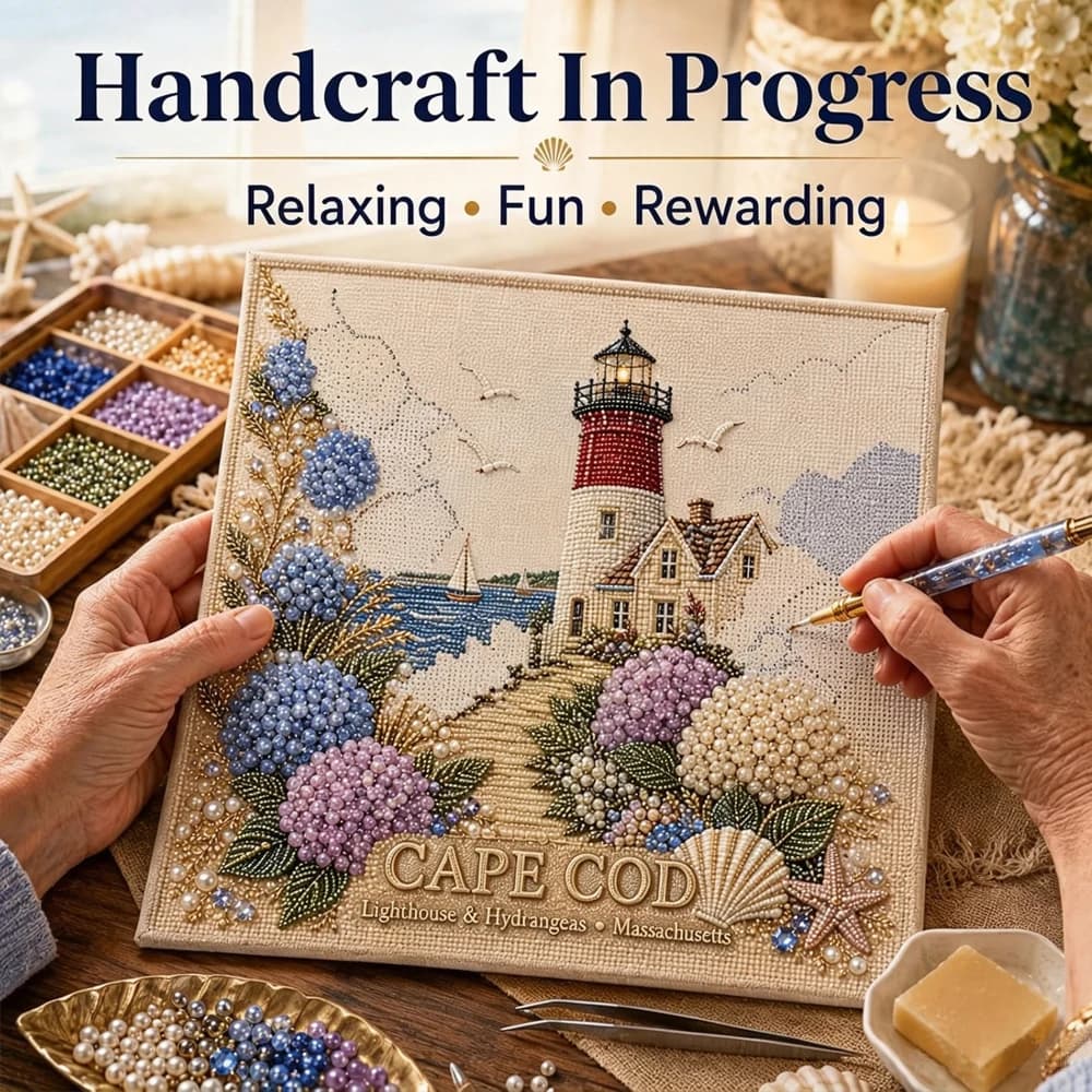 Timeless Destinations New Model 3D Pearl Art Attraction Architecture DlY Kit for Adults Cute Spooky Diamond Painting Craft kit