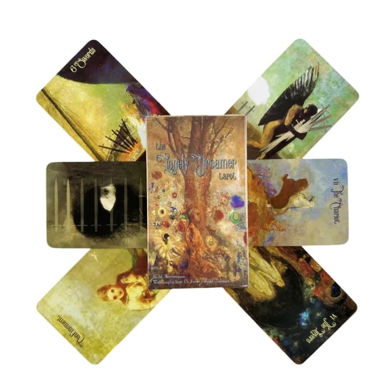 The Lonely Dreamer Tarocchi Gioco di carte Mazzo di divinazione Versioni inglesi Edizione Tavolo da gioco Oracle Board