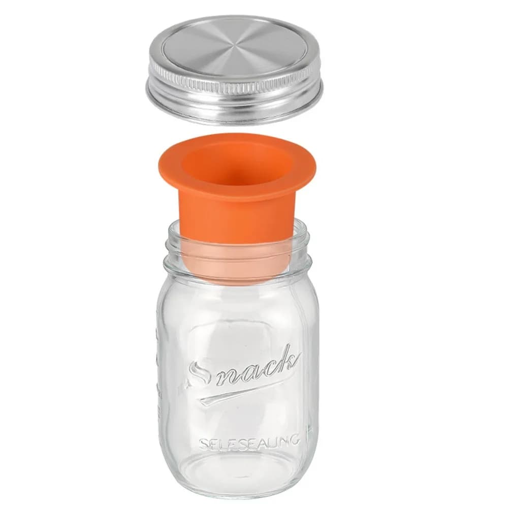 Barattoli in Vetro per Insalata da 16/24 Oz con Bocca Larga e Contenitore per Salsa, Contenitore per Insalata Trasparente a Prova di Perdite, Barattolo per Marmellata, Preparazione Pasti Settimanali