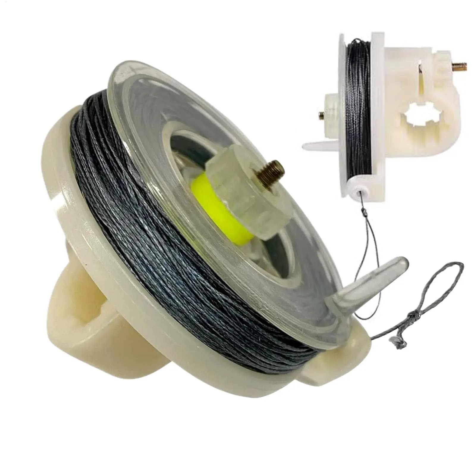Camping perimeter alarm with activation wire and reusable roller shutter for camping tent