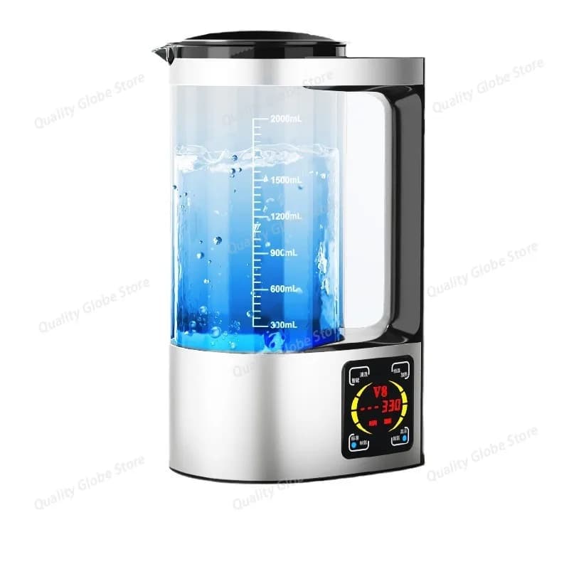 Generatore di acqua di idrogeno per bevande con filtro per macchina ionizzatore d'acqua per bollitore elettrico ricco di idrogeno da 2 litri