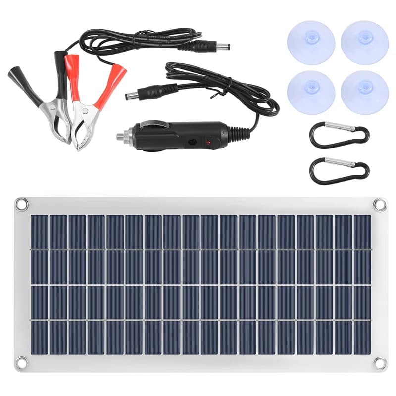 N15R-15W Pannello solare 12-18V Pannello solare a celle solari per telefono RV Car MP3 PAD Caricabatterie Alimentazione batteria esterna
