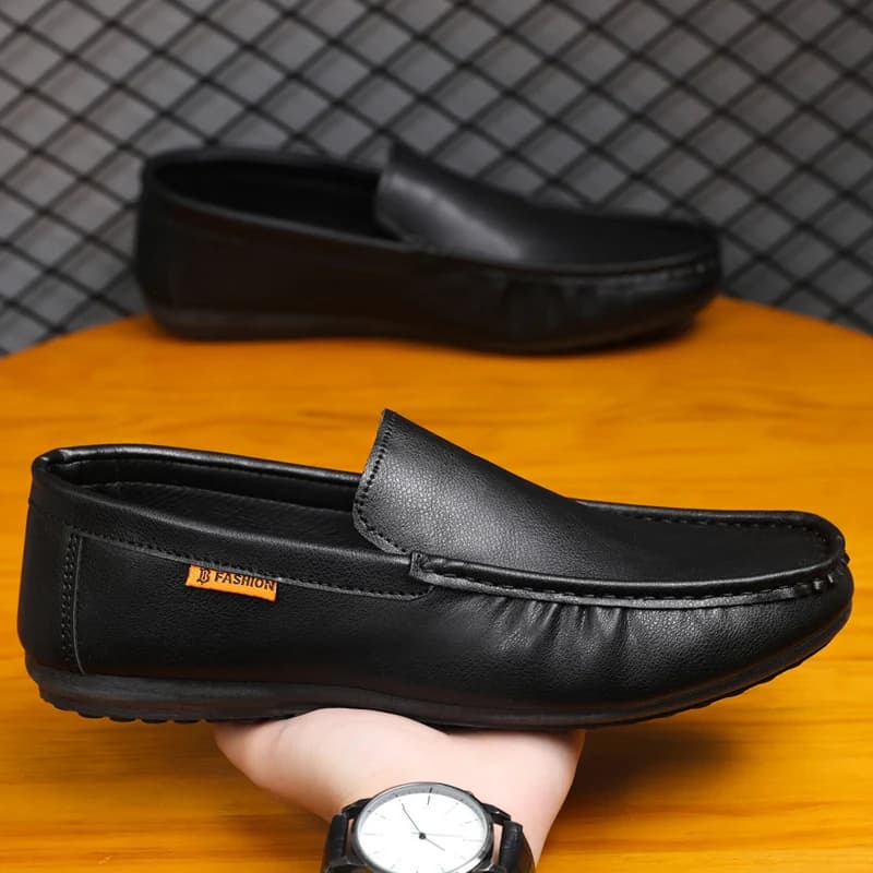 Nuove Scarpe Casual da Uomo Primavera 2026, Mocassini in Pelle Morbida Traspiranti con Suola in Gomma, Taglie Grandi