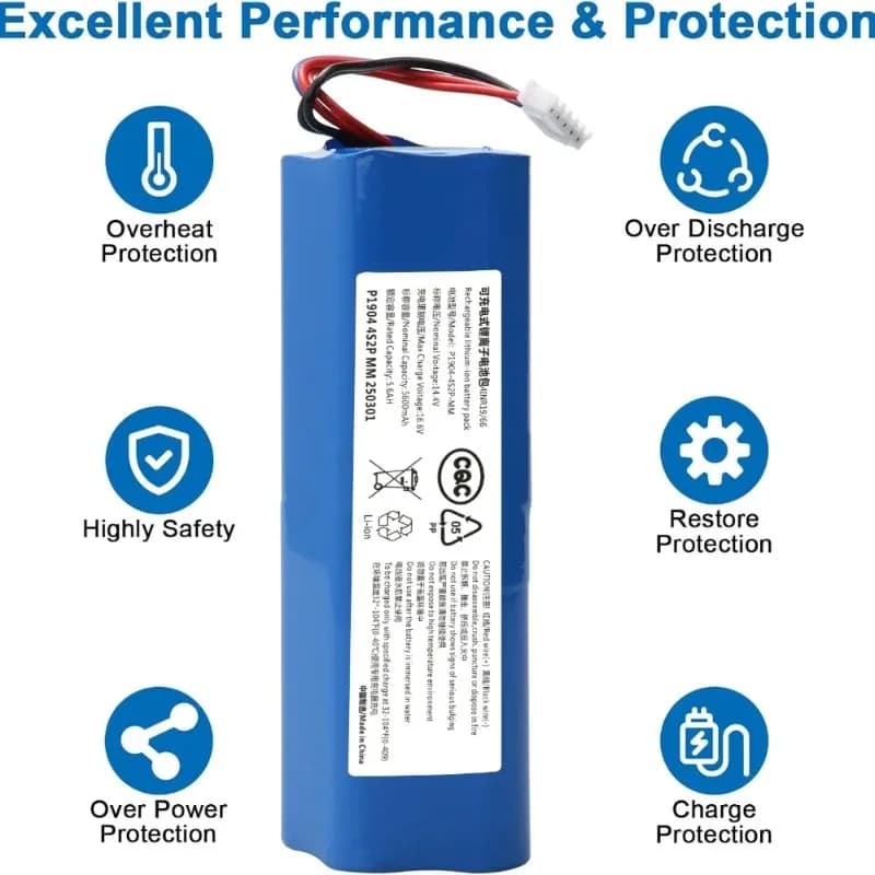 Quality5600mAh 14.4V Batteria di ricambio per Ecovacs Deebot X1 T5 T8 T9 Ozmo 950 DX9G DX93 Robot aspirapolvere.q