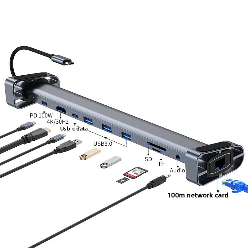 Docking station di tipo C Docking station 11 in 1 per laptop multiporta Mac
