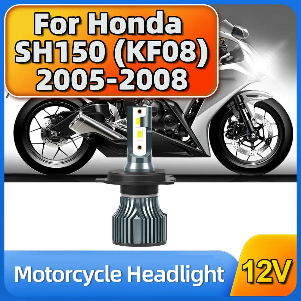 Lampadina per moto con faro a LED 55W 10000Lm 6500K luce Super luminosa 12V per Honda SH150 (KF08) 2005 2006 2007 2008