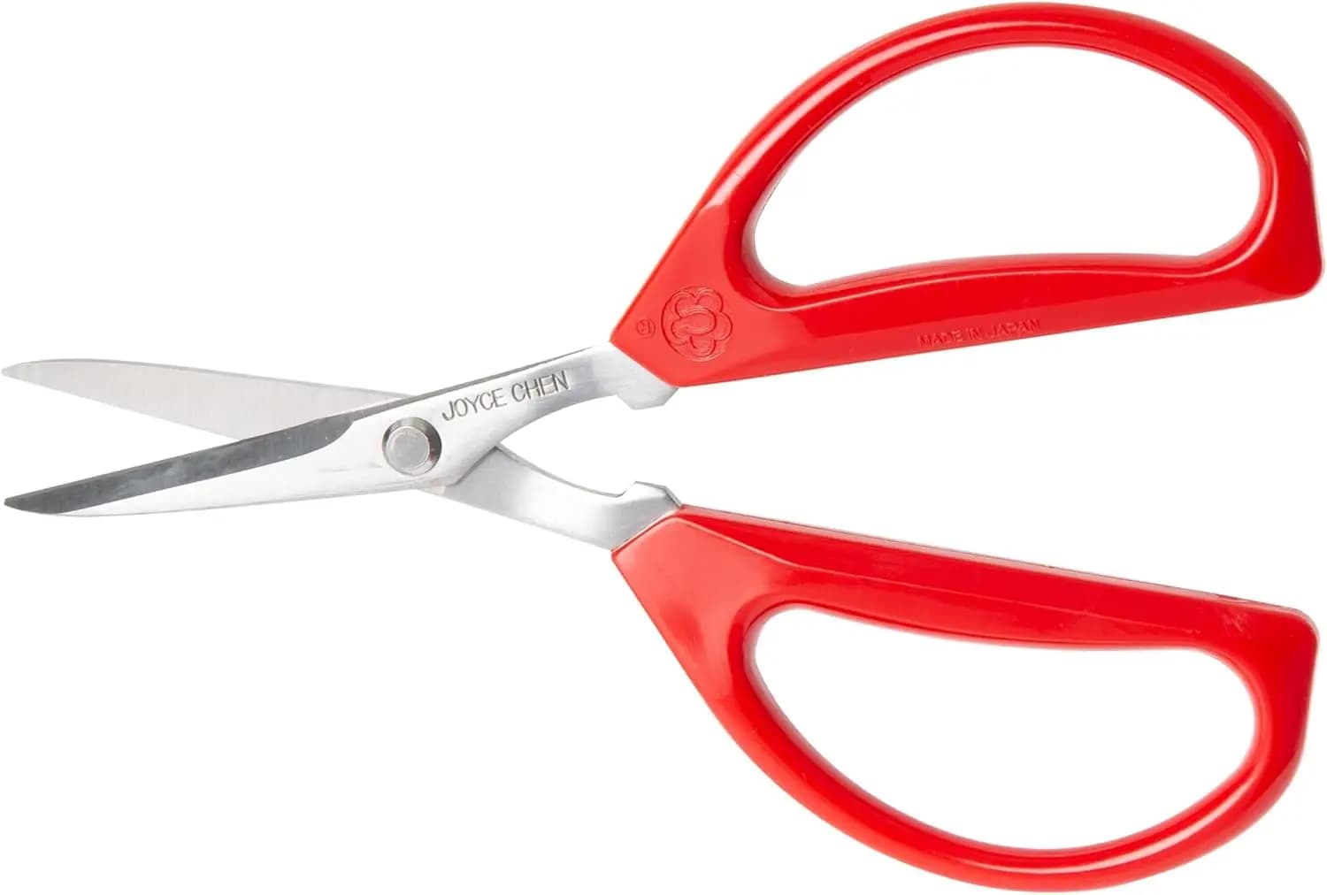 Forbici da Cucina Multiuso Robuste con Impugnature Comode per Uso Destro o Sinistro, Rosse