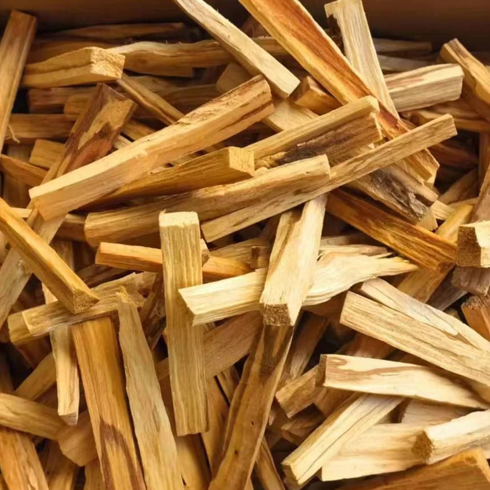 Bastoncini Palo Santo Bastoncini aromatici profumati Purificanti Guarigione Sollievo dallo stress Strisce di legno grezzo naturale per il rilassamento della meditazione