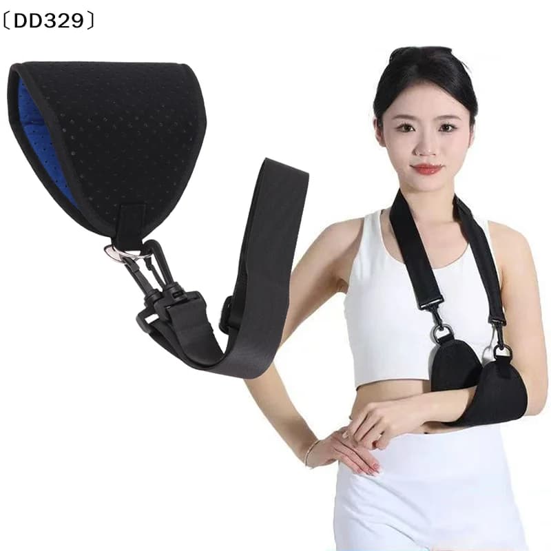 Supporto per braccio regolabile e traspirante con tracolla, tutore immobilizzatore per recupero da fratture di polso, gomito e avambraccio〔DD329〕