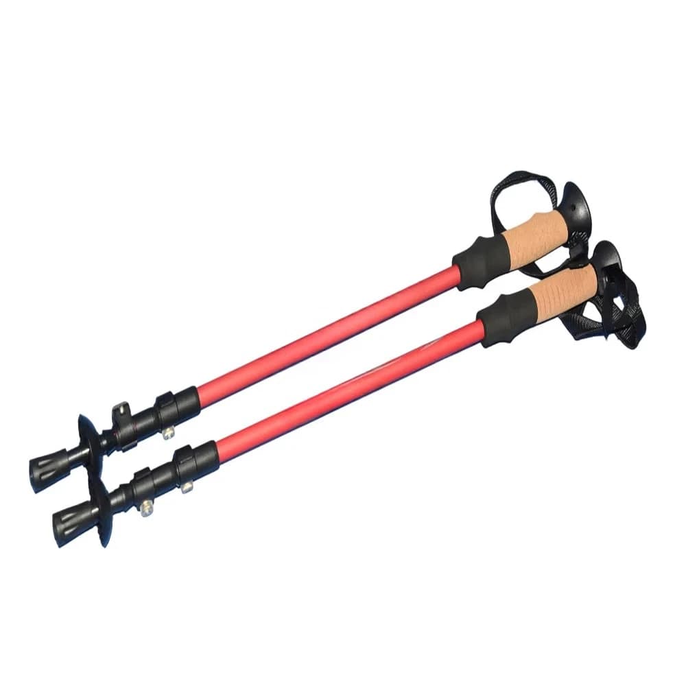 Carbon Fiber Trekking Stick 3 Section Adjustable Walking Stick with Quick Lock Suitable for hiking and exploration