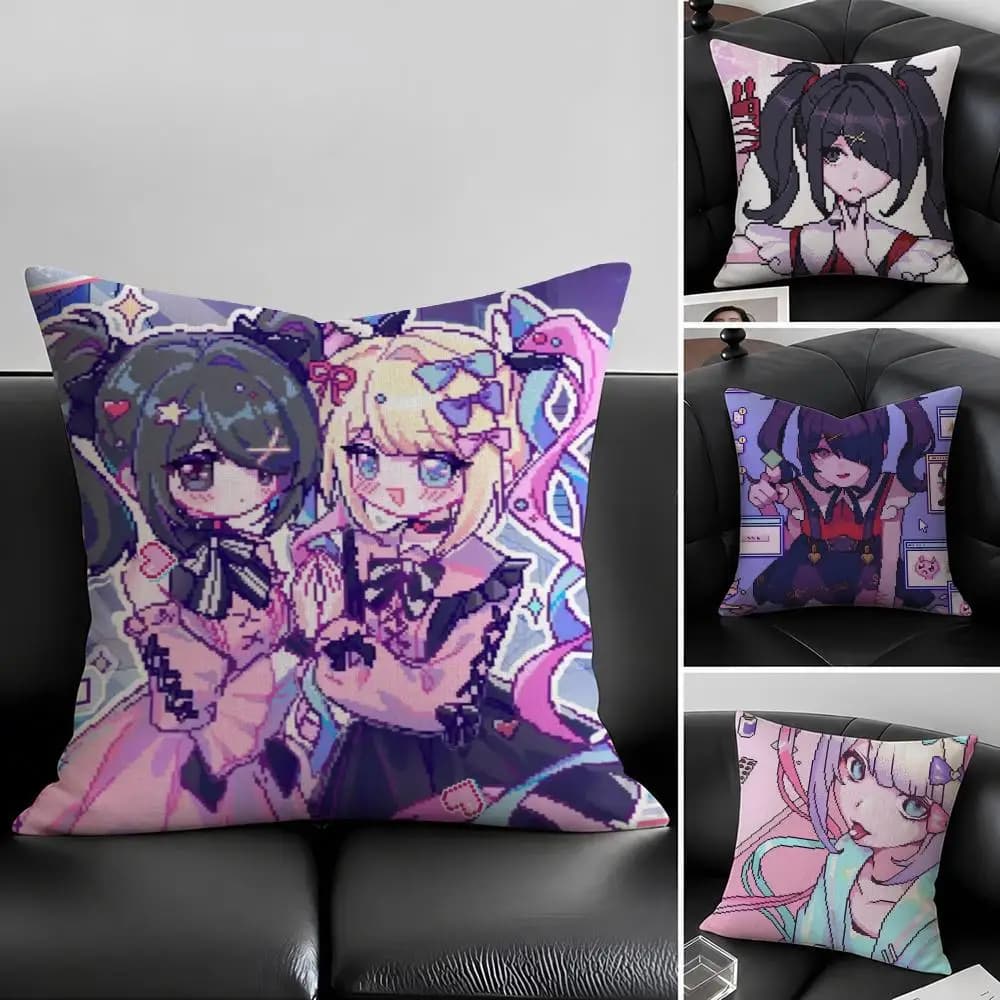 Game N-Needy G-Girl O-Overload Set di fodere per cuscini in lino naturale, decorazione tutto in uno per divano, camera da letto e sedia