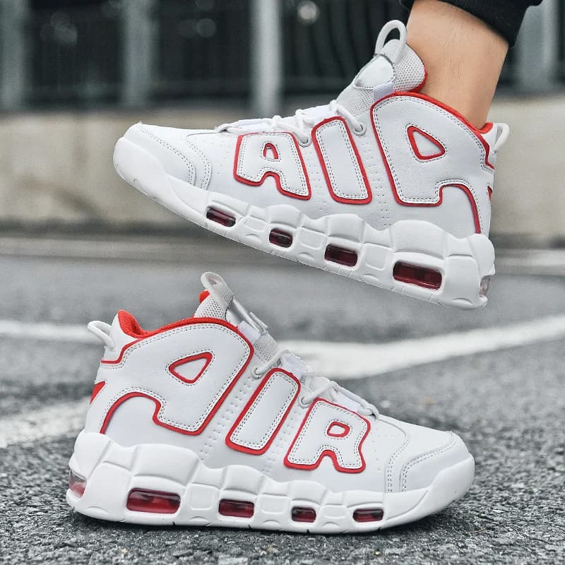 New high size men's shoes, sports running shoes with light and non-slip air padding, casual basketball shoes