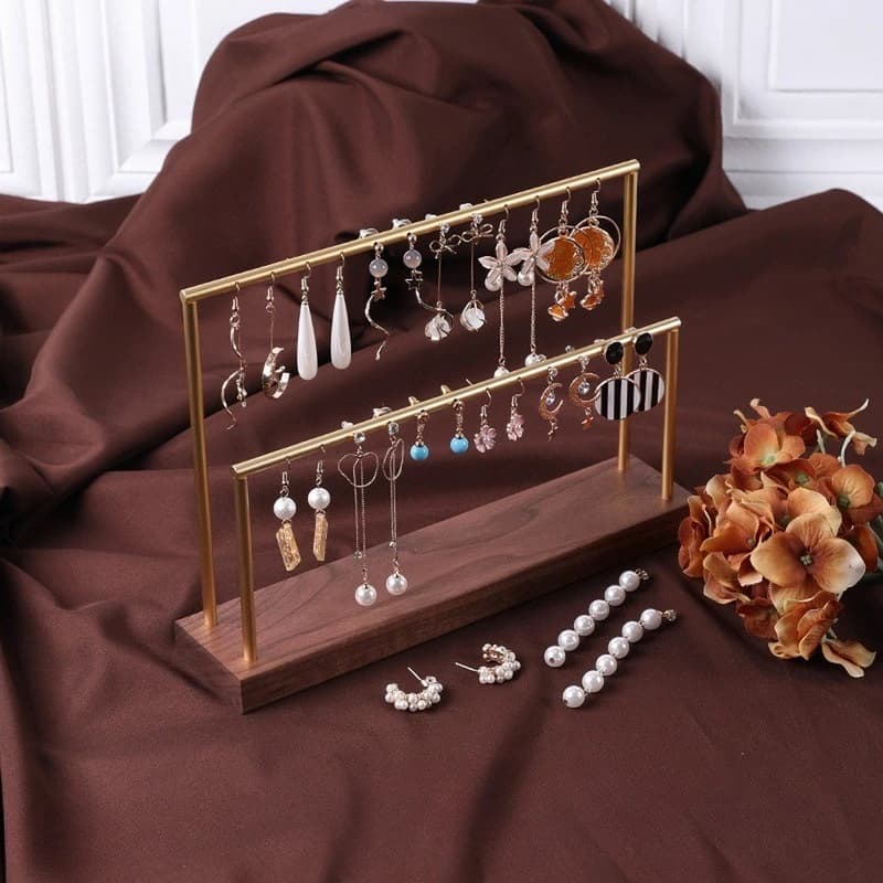 Earrings Jewellery Jewellery Earrings Solid wood pin