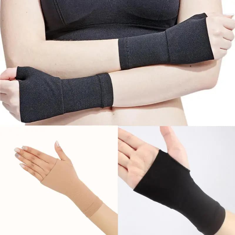 Support glove for arthritis brace, fitness gym, hand protection with breathable elastic palm