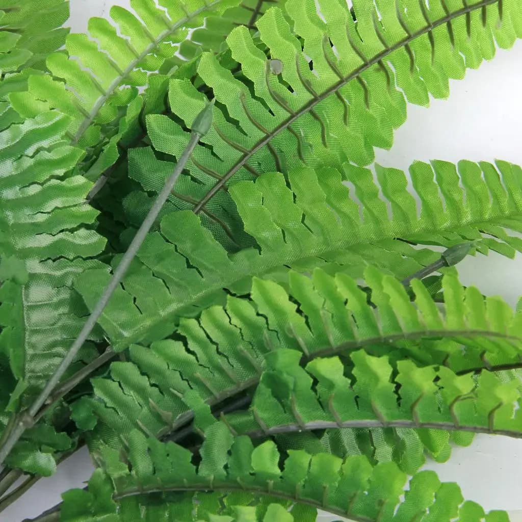 Green Imitation Fern Artificial Grass Leaves Plant for DIY Wreaths Flower Bouquets and Garden Decor