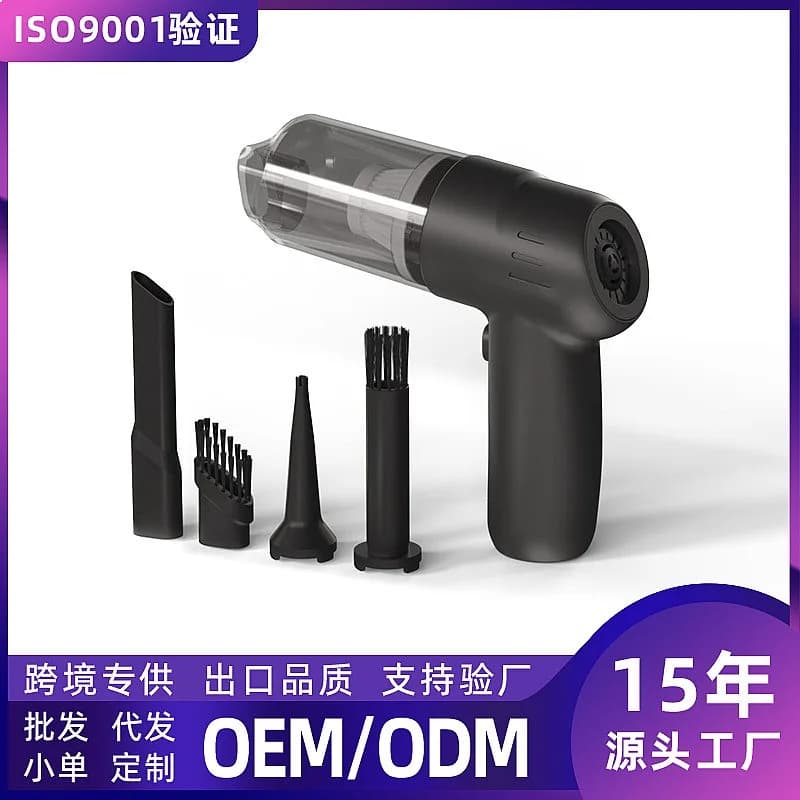Car Handheld Vacuum Cleaner Cordless Strong Suction Portable Car Home