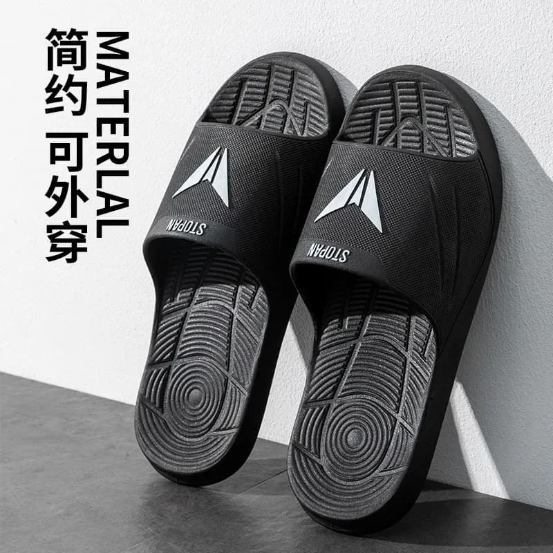 Men's Summer One Strap Slides, Outdoor Beach Casual Slippers Plus Size Large Non Slip Indoor Outdoor Sandals