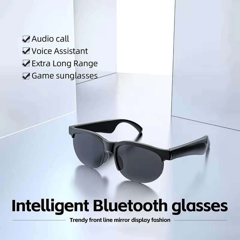 Original Bluetooth Sports Driving Sunglasses with Wireless Headset and Earphones with Ear Hook
