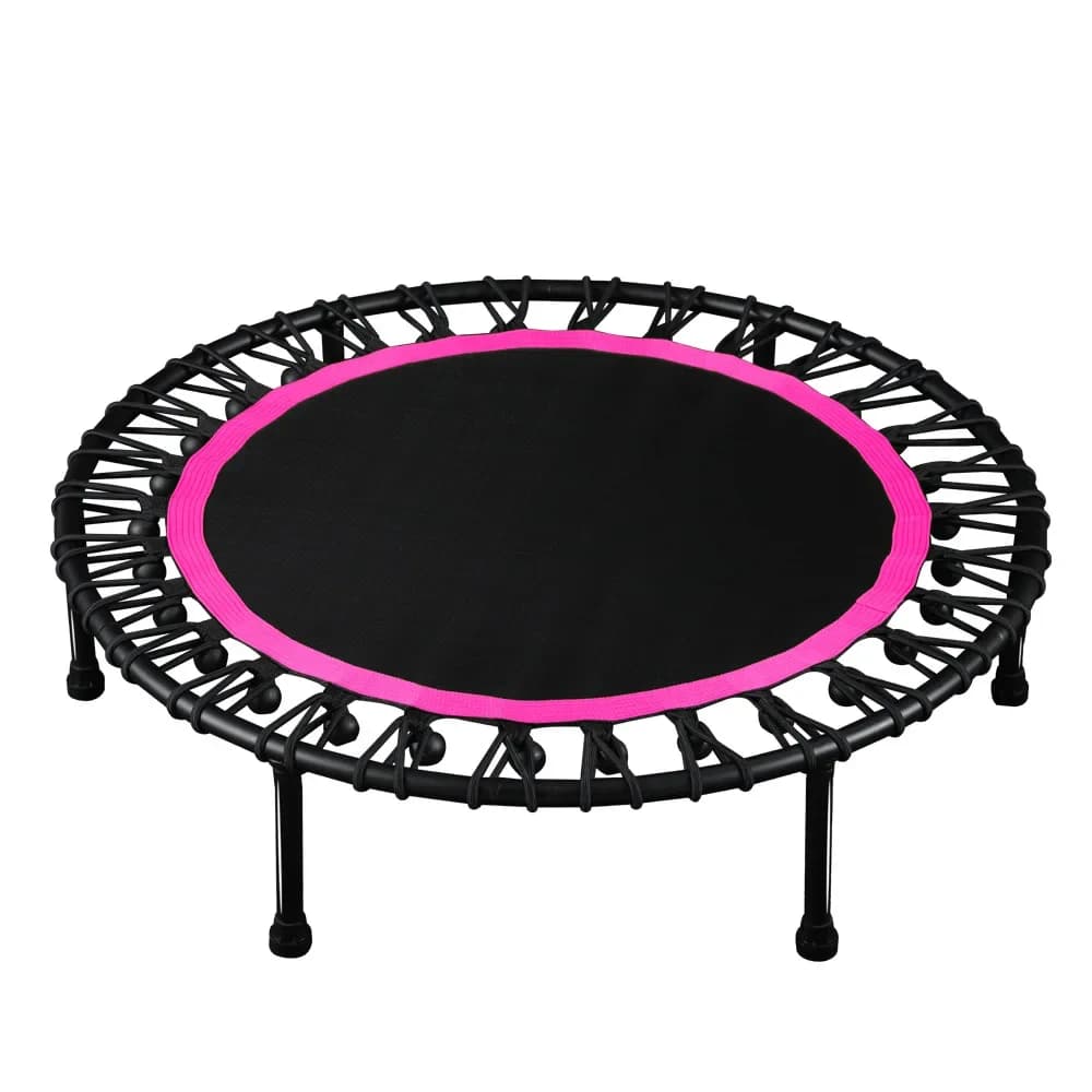 Trampolino Elastico Rotondo Mini da 40 Pollici per Adulti, Attrezzatura Fitness per Dimagrimento, Uso Domestico