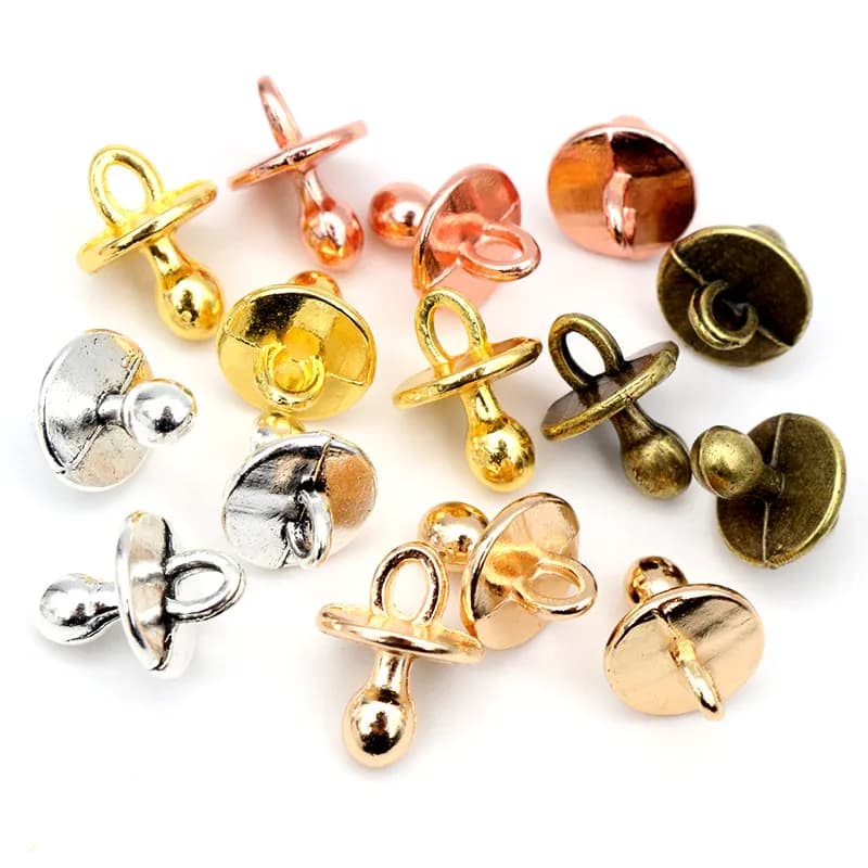 30pcs Pendenti E Ciondoli del bambino ciuccio binky massaggiagengive 14x10mm Mestiere handmade del pendente fare, Tibetano Argento Placcato, FAI DA TE per il braccialetto collana