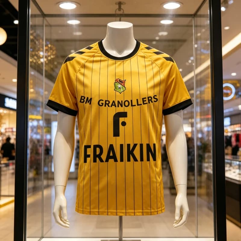 Maglietta Personalizzata 2026 BM Granollers per Tifosi Spagnoli, Traspirante e Comoda per Allenamento Pallamano, Abbigliamento Famiglia Genitore-Figlio
