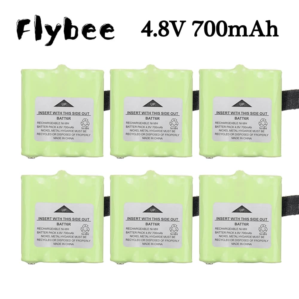 BATT6R PB-G8 PB-G6 PBG8 Ni-Mh Batteria per Midland M24 M48 M99 LXT-325 LXT Serie Reer 5005 5006 Scopi Alan 441 443 Walkie Talkie