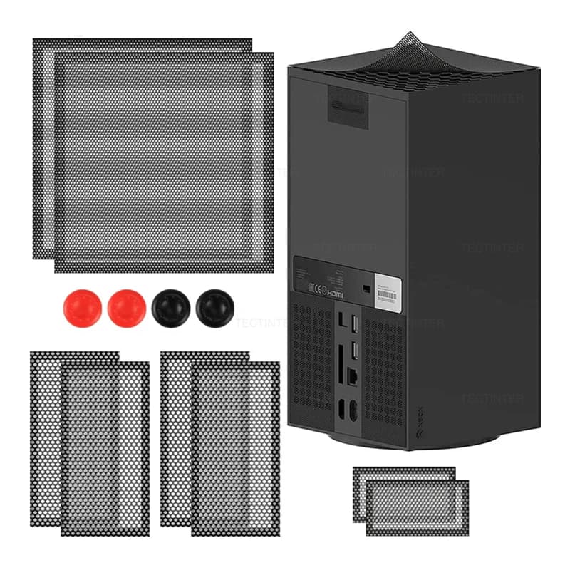 Copertura del filtro antipolvere per ventola di raffreddamento della console Xbox Series X Copertura antipolvere Cappucci per impugnatura per levetta per accessori Xbox Series X