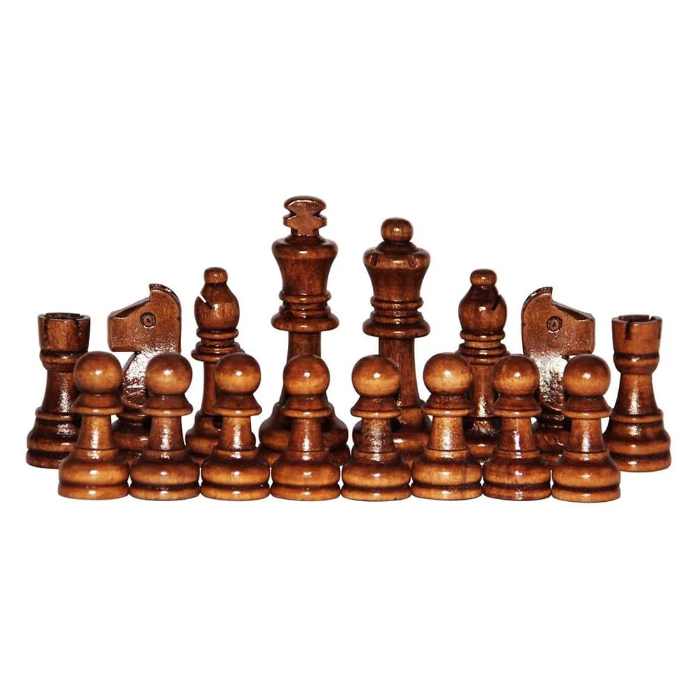 32PCS King 2.2 in Wooden Chess Wooden International Word Chess Set Improve Intelligence Delicate Chess Game Standard Tournamen