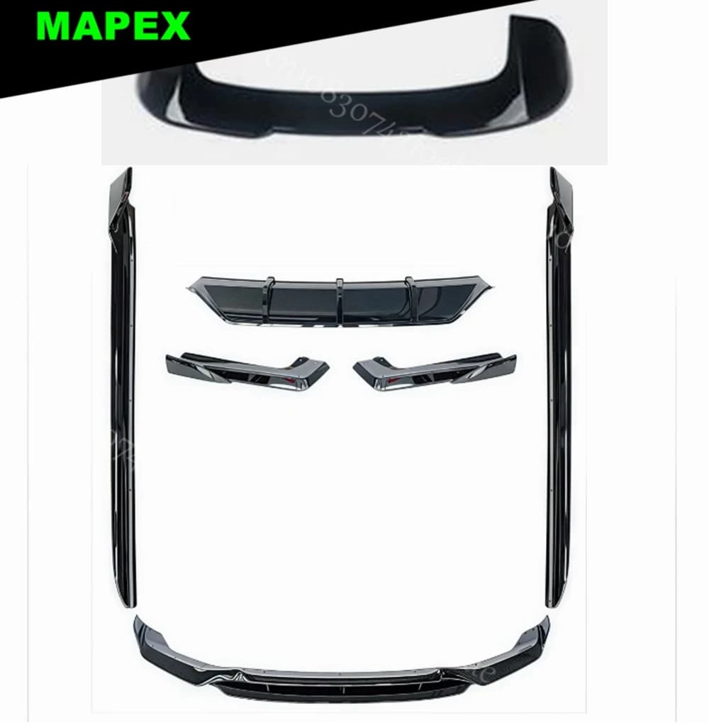 Car Styling LUCIDO CORPO KIT LIP ANTERIORE DIFFUSORE POSTERIORE SPOILER GONNE Laterali Per Il 2013 2014 2015 2016 2017 2018 per BMW F15 X5 M Tech