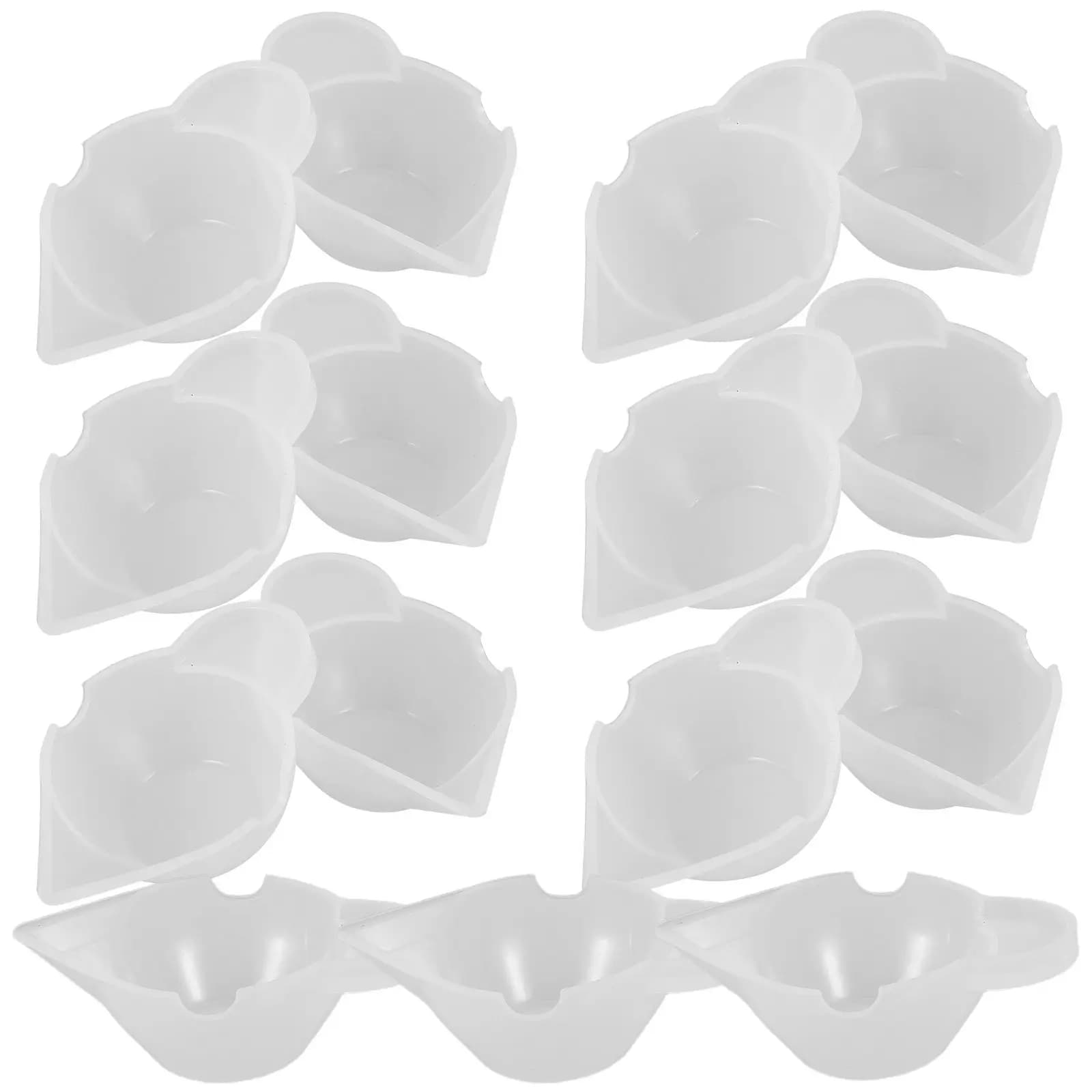 Set di 15 Tazze in Silicone per Miscelare Resina, Stampi per Colla Epossidica UV, Pigmenti, Facili da Pulire, Riutilizzabili, Resistenti alle Alte Temperature, Strumenti per Fai-da-Te