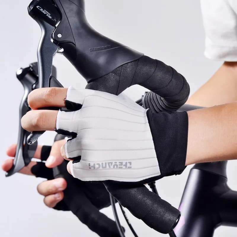 Guanti da ciclismo antiurto con cuscinetti in GEL, guanti sportivi a mezze dita per uomo e donna, guanti estivi per bicicletta, palestra, fitness, MTB