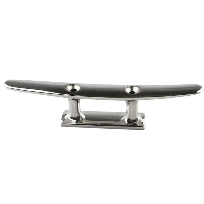 1 pezzo 2 fori combinato tacchetta di ormeggio 5 "6" 8 "tacchette per barche lucidate in acciaio inossidabile 316 per barche marine ponte corda legare yacht