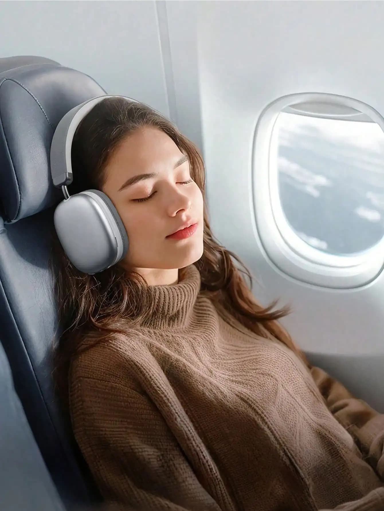 Cuffie Bluetooth Over-Ear Wireless, Auricolari HiFi per Musica e Gaming, Comode con Microfono per iPhone, Android, PC, Viaggi, Sport, Regalo Unisex
