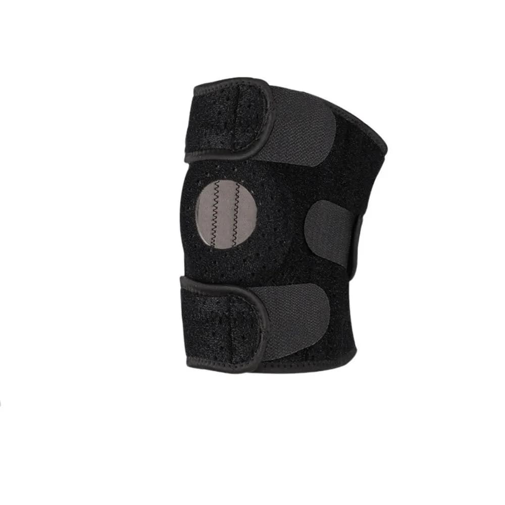 Supporto elastico per ginocchio, tutore protettivo per gamba, ginocchiera di sicurezza traspirante con assorbimento degli urti, ginocchiera per la corsa